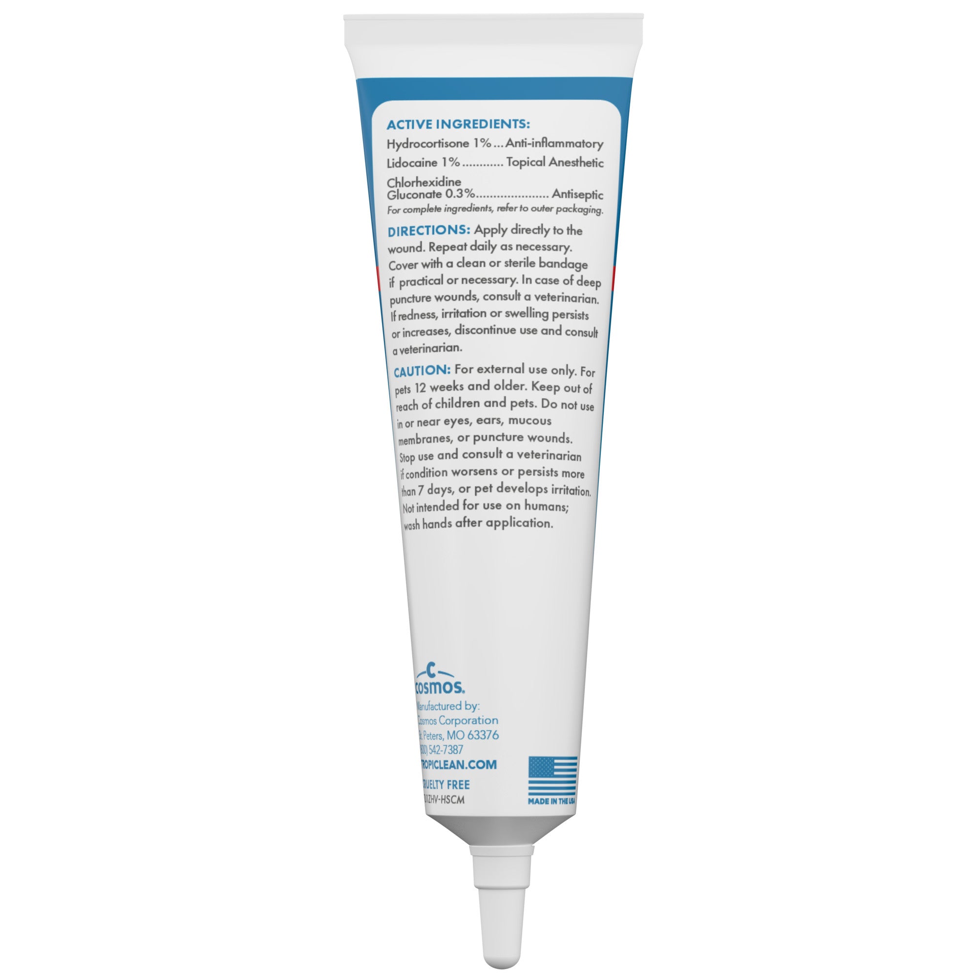 [20% OFF] TropiClean HomeVet Hot Spot Cream For Dogs 1 oz
