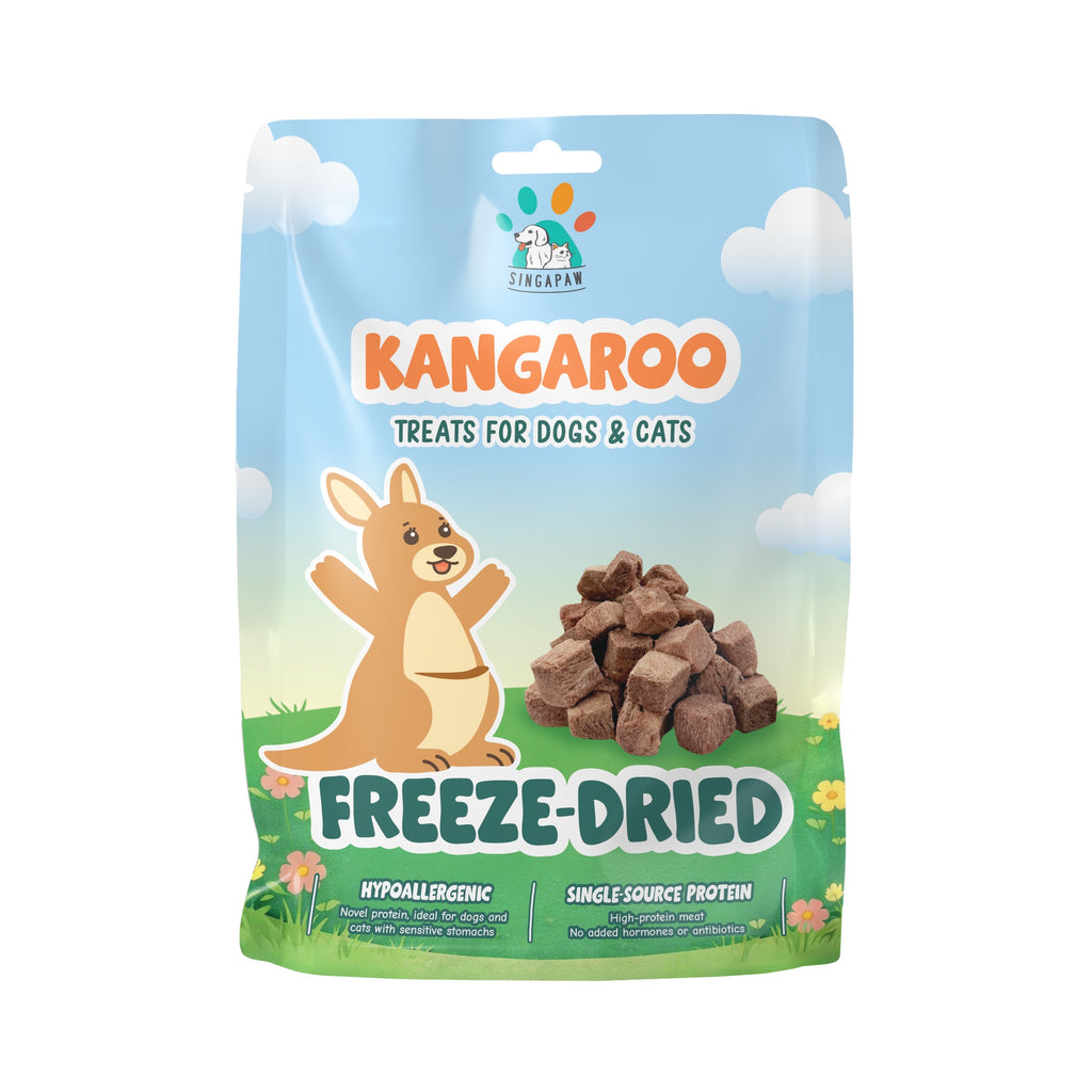 Singapaw Freeze-Dried Kangaroo Treats For Dogs & Cats 50g