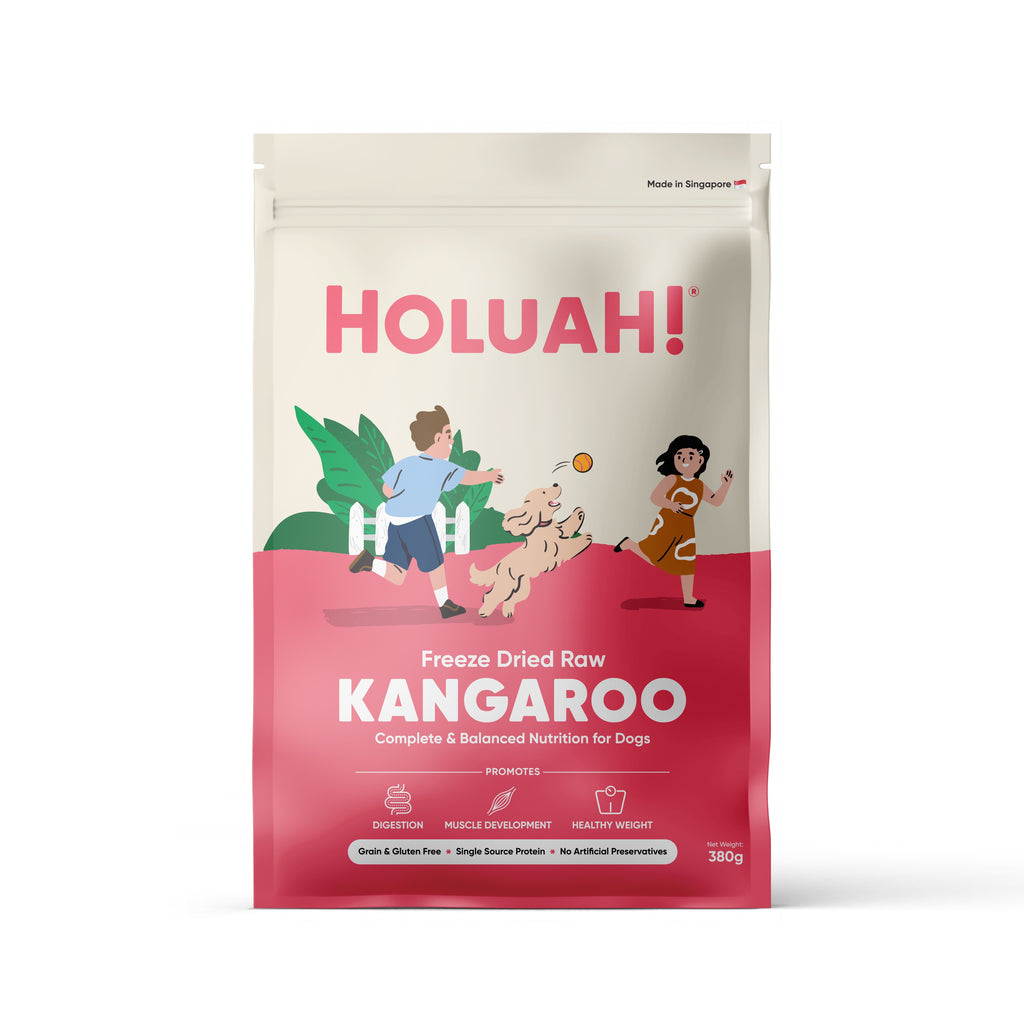Holuah! Freeze Dried Food For Dogs - Kangaroo 380g