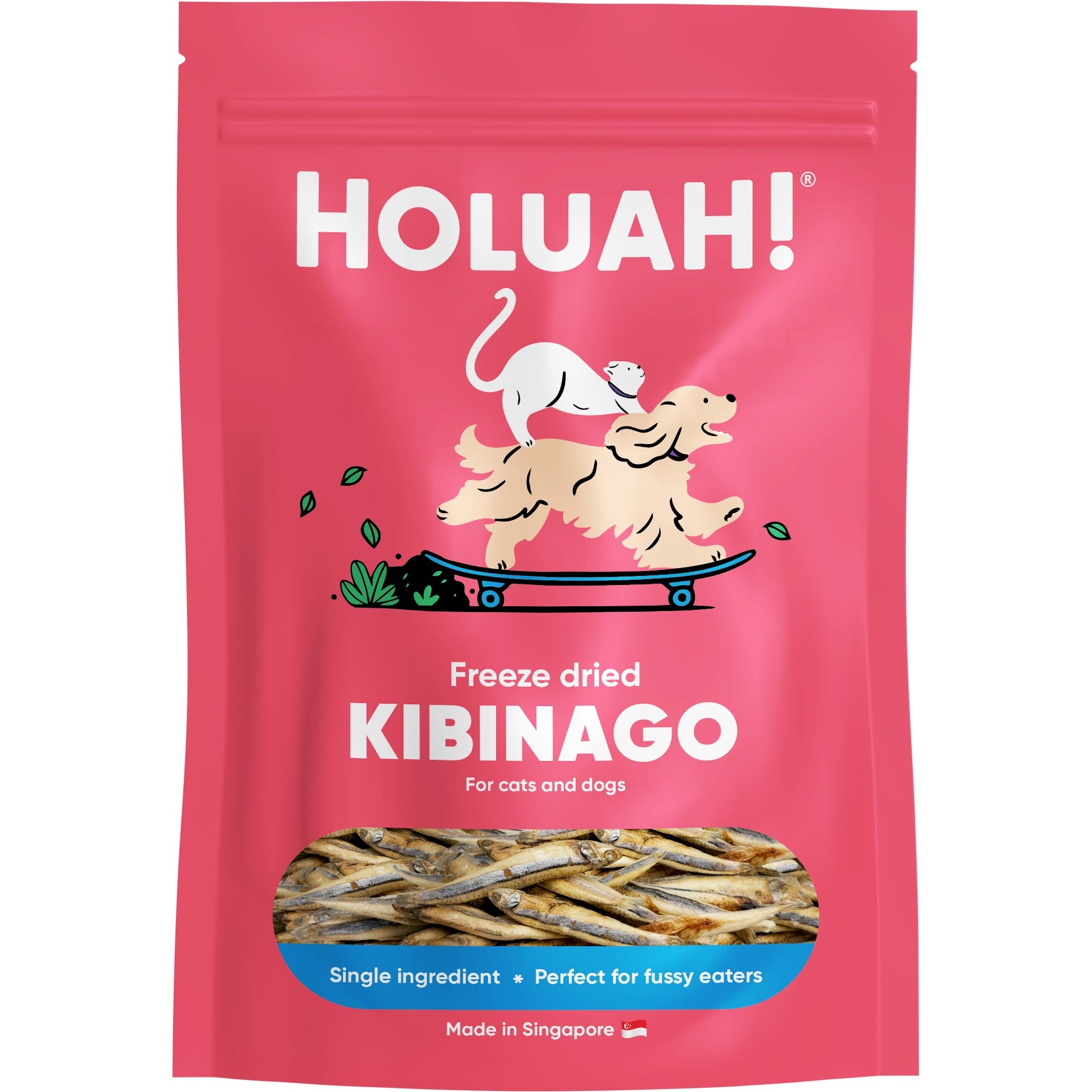 Holuah! - Freeze Dried Kibinago Cat & Dog Treats