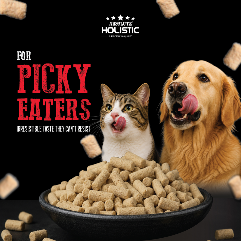 Absolute Holistic Freeze Dried Raw Treats for Cats & Dogs - Pork Rolls (60g)