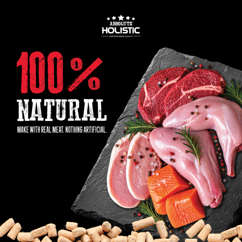 Absolute Holistic Freeze Dried Raw Treats for Cats & Dogs - Pork Rolls (60g)