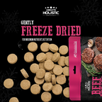 Absolute Holistic Freeze Dried Raw Treats for Cats & Dogs - Beef Burger (60g)