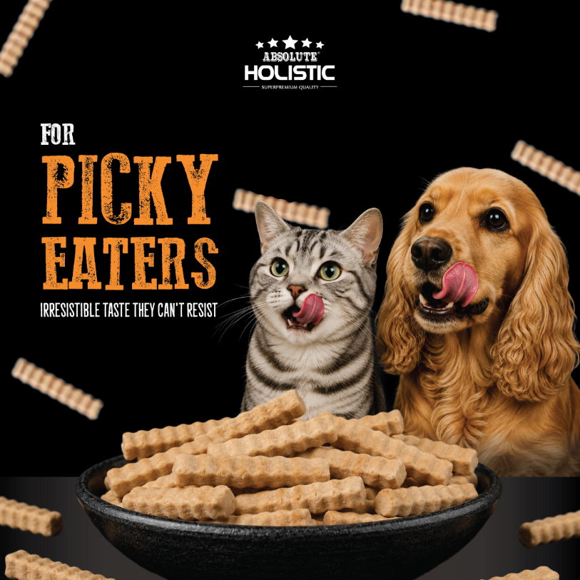 Absolute Holistic Freeze Dried Raw Treats for Cats & Dogs - Rabbit Fries (60g)