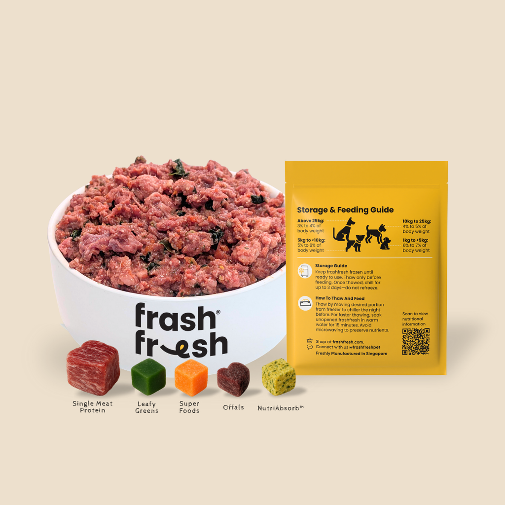 FRASH FRESH Raw Dog Food with NutriAbsorb™ (Low-Allergen Lamb) 2.25KG