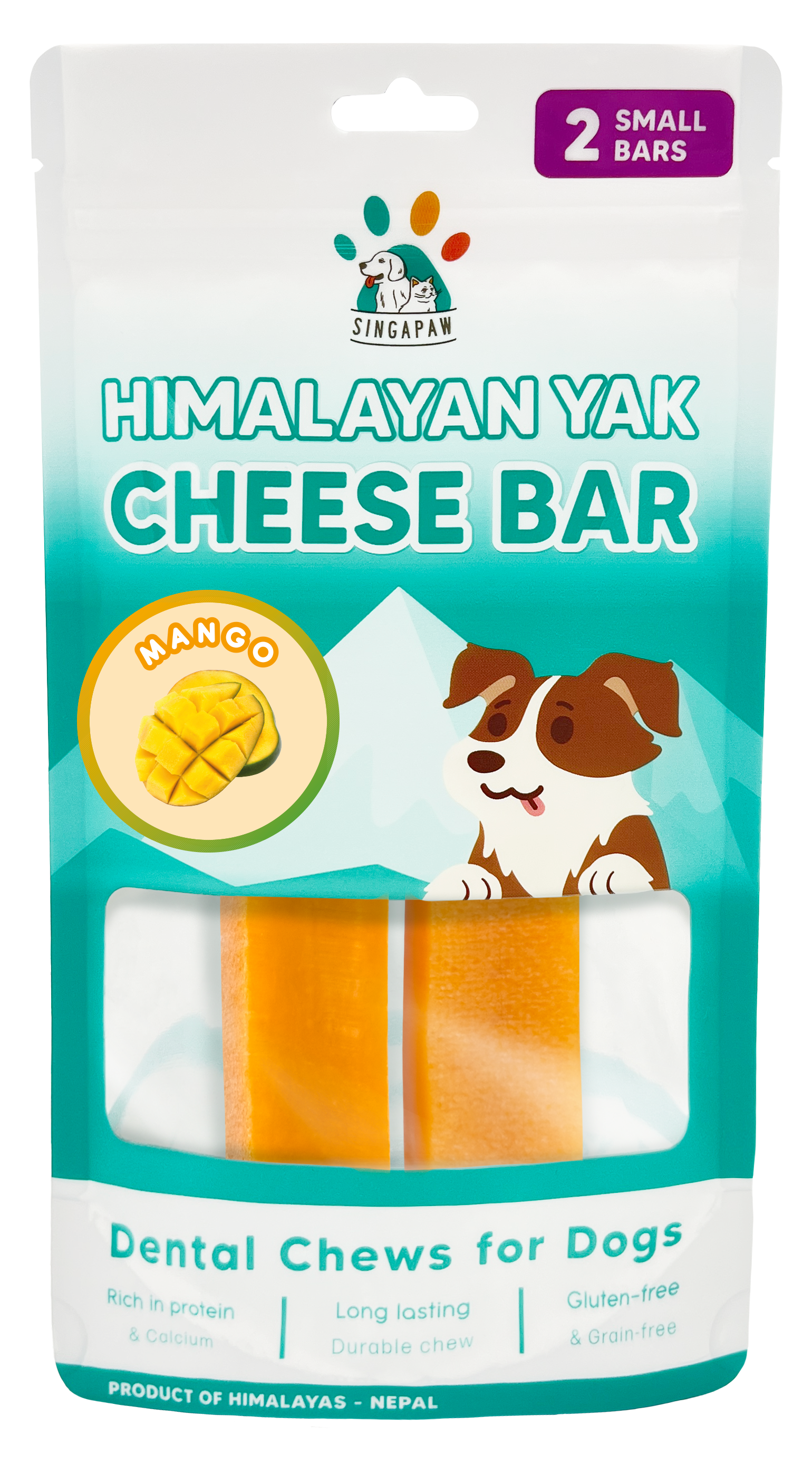Singapaw Himalayan Yak Cheese Bar (Mango) - Small/Medium/Large