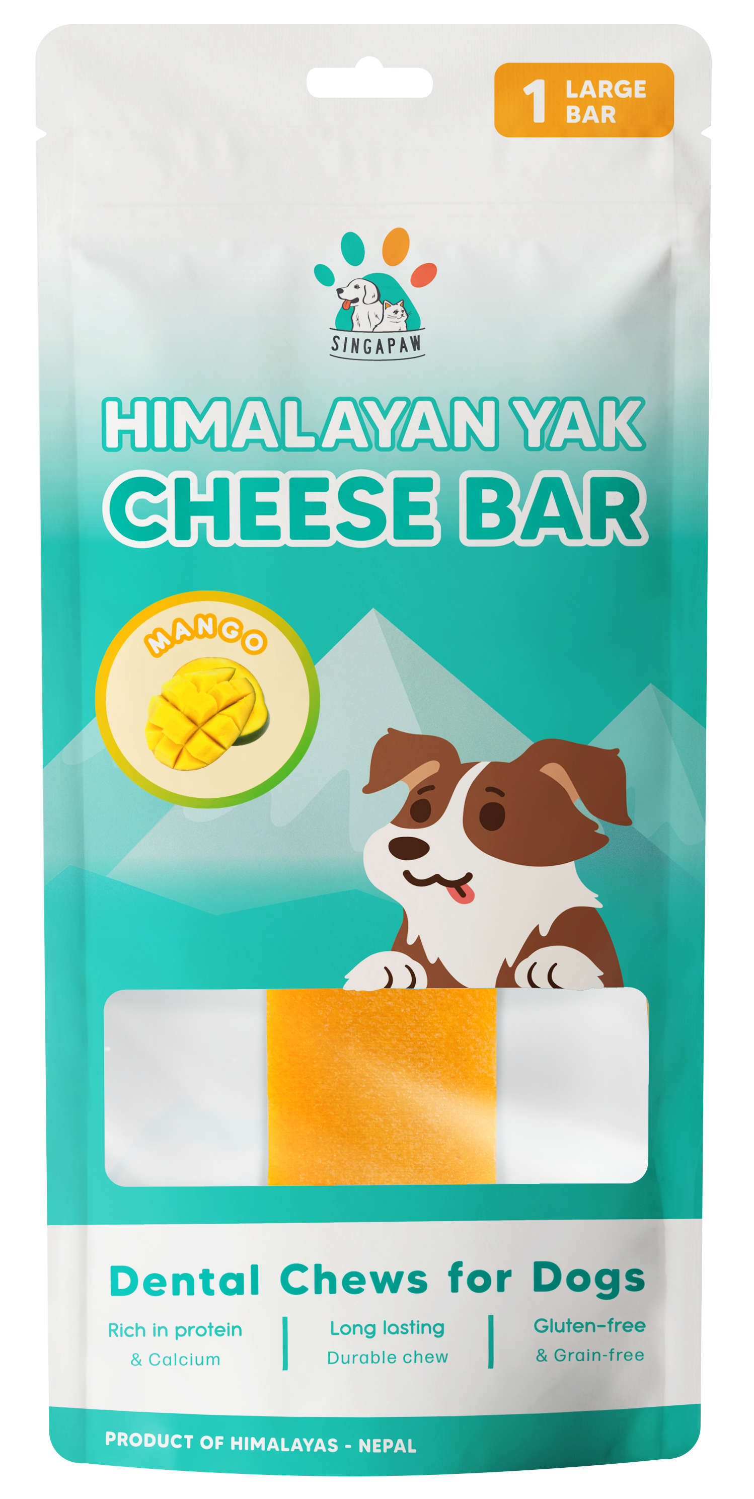 Singapaw Himalayan Yak Cheese Bar (Mango) - Small/Medium/Large