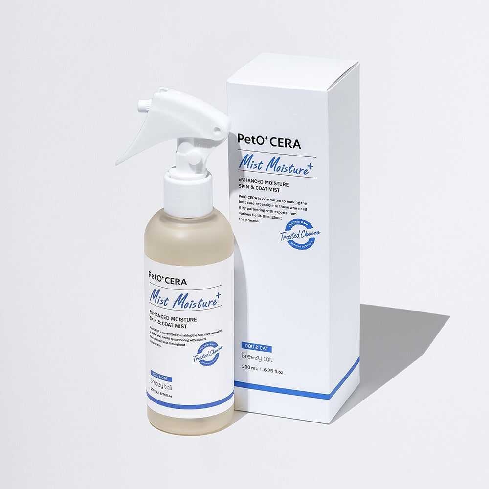 PetO' CERA Mist Moisture Plus 200ml for Dogs and Cats