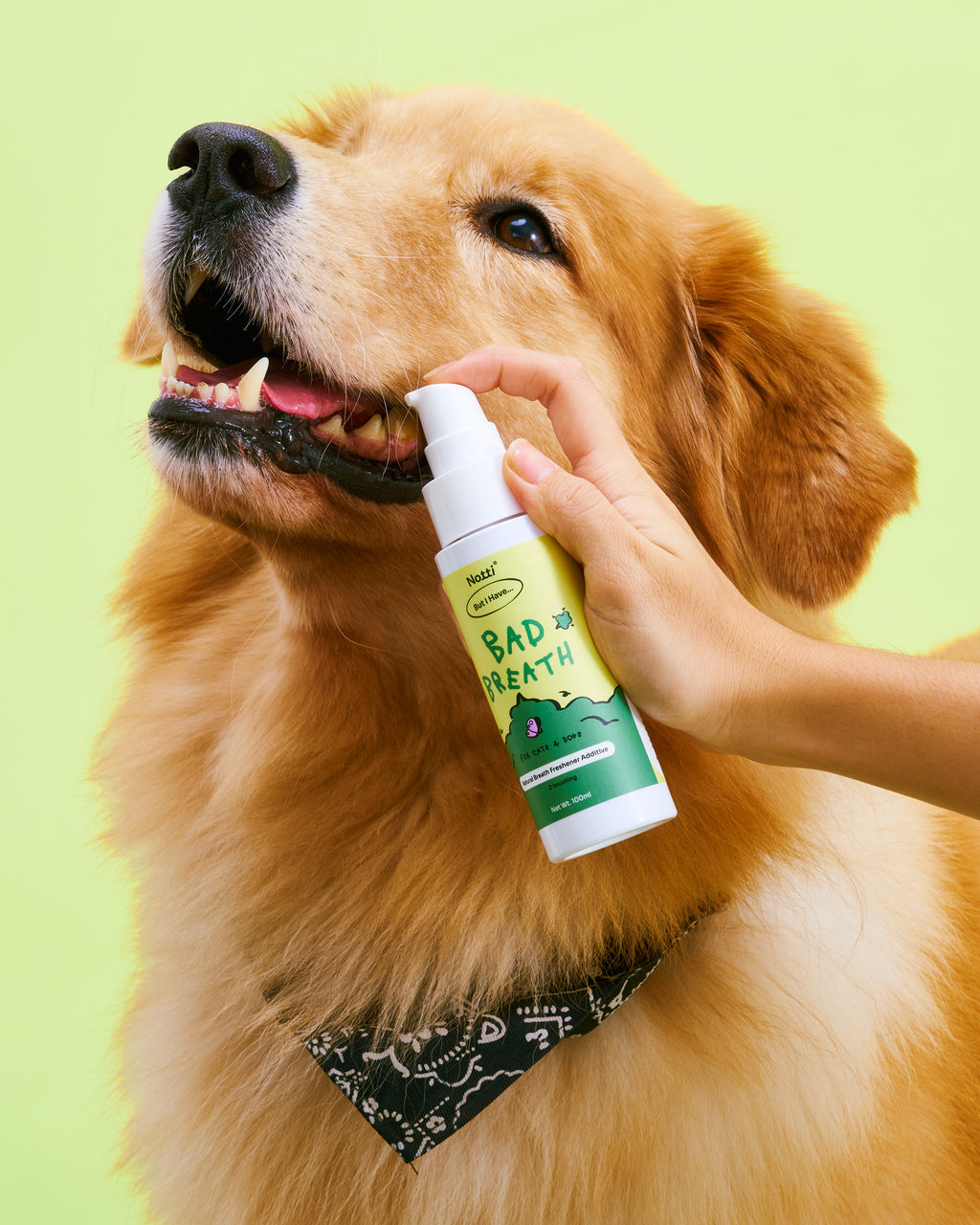 [10% OFF] Notti But I have Bad Breath (natural breath freshener additive) 100ml For Dogs & Cats