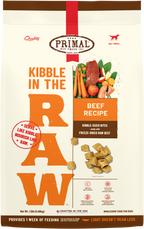 Primal Dog Kibble in the Raw Freeze Dried Beef 1.5lbs