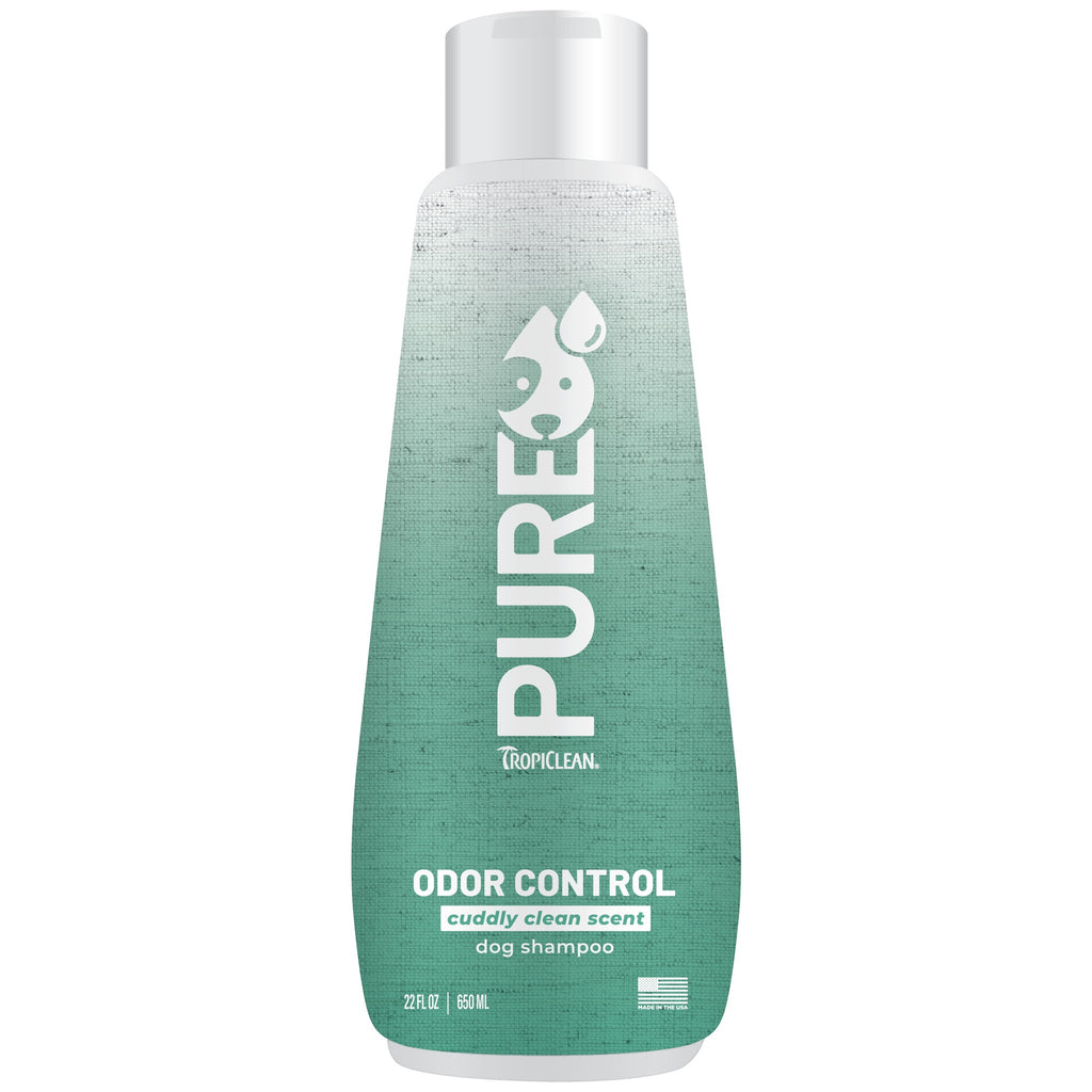 [20% OFF] TropiClean PURE Cuddly Clean Odor Control Shampoo 22oz For Dogs