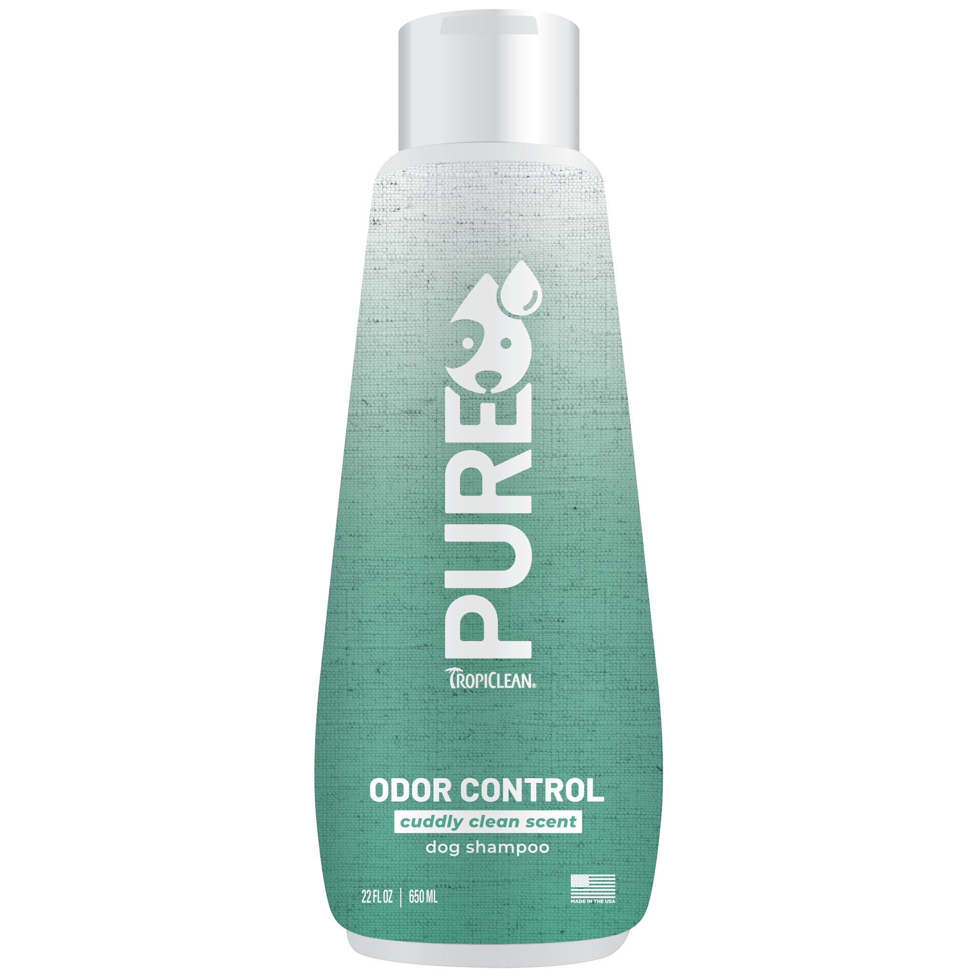 [20% OFF] TropiClean PURE Cuddly Clean Odor Control Shampoo 22oz For Dogs