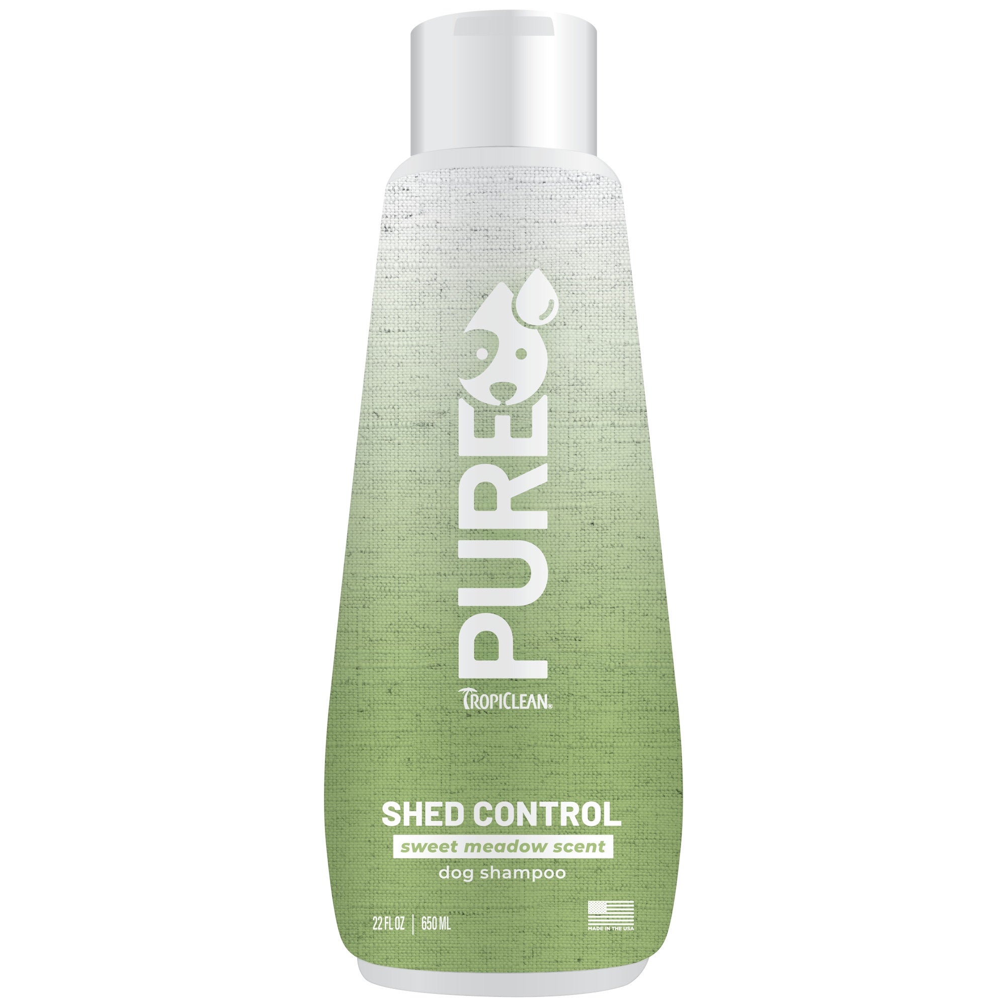 [20% OFF] TropiClean PURE Sweet Meadow Shed Control Shampoo 22oz For Dogs