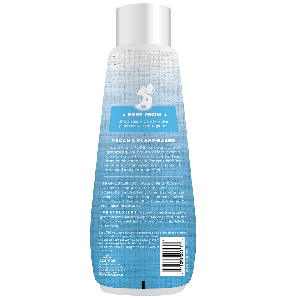 [20% OFF] TropiClean PURE Breezy Fresh Deluxe 2in1 Shampoo For Dogs 22oz