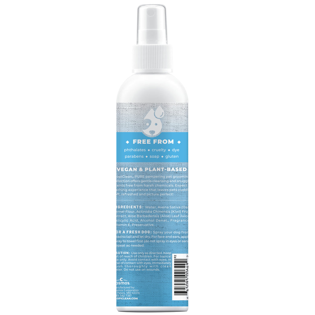 [20% OFF] TropiClean PURE Breezy Fresh Deluxe 2in1 Spray 8oz For Dogs