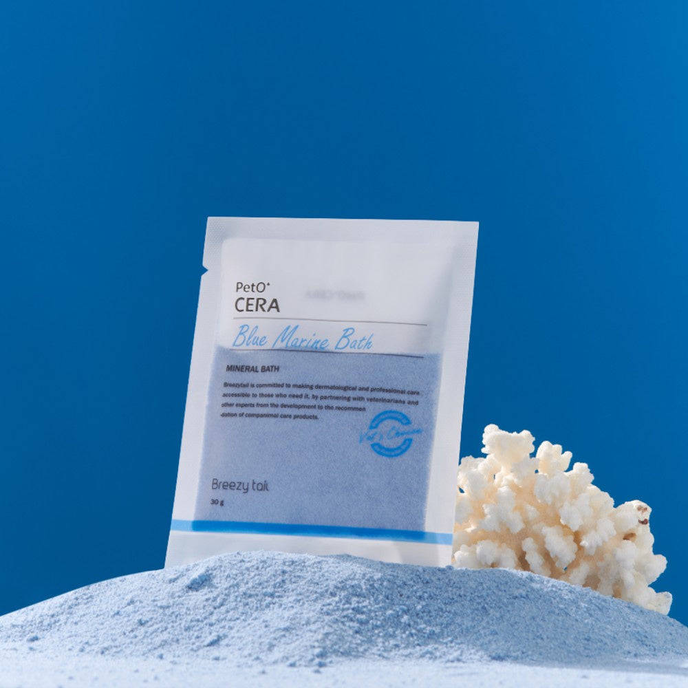 PetO' CERA Spa Blue Marine Bath 30 g for Dogs