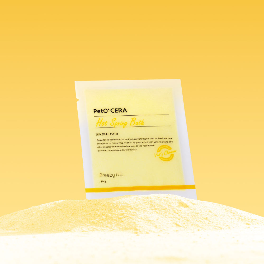 PetO' CERA Spa Hot Spring Bath 30g for Dogs