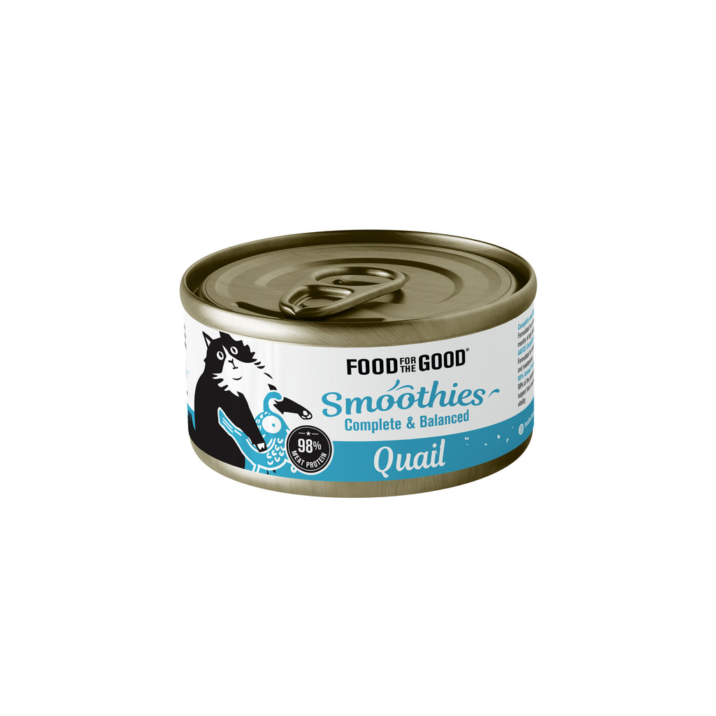 Food For The Good Smoothies - Quail Cat Can 80g