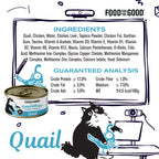 Food For The Good Smoothies - Quail Cat Can 80g