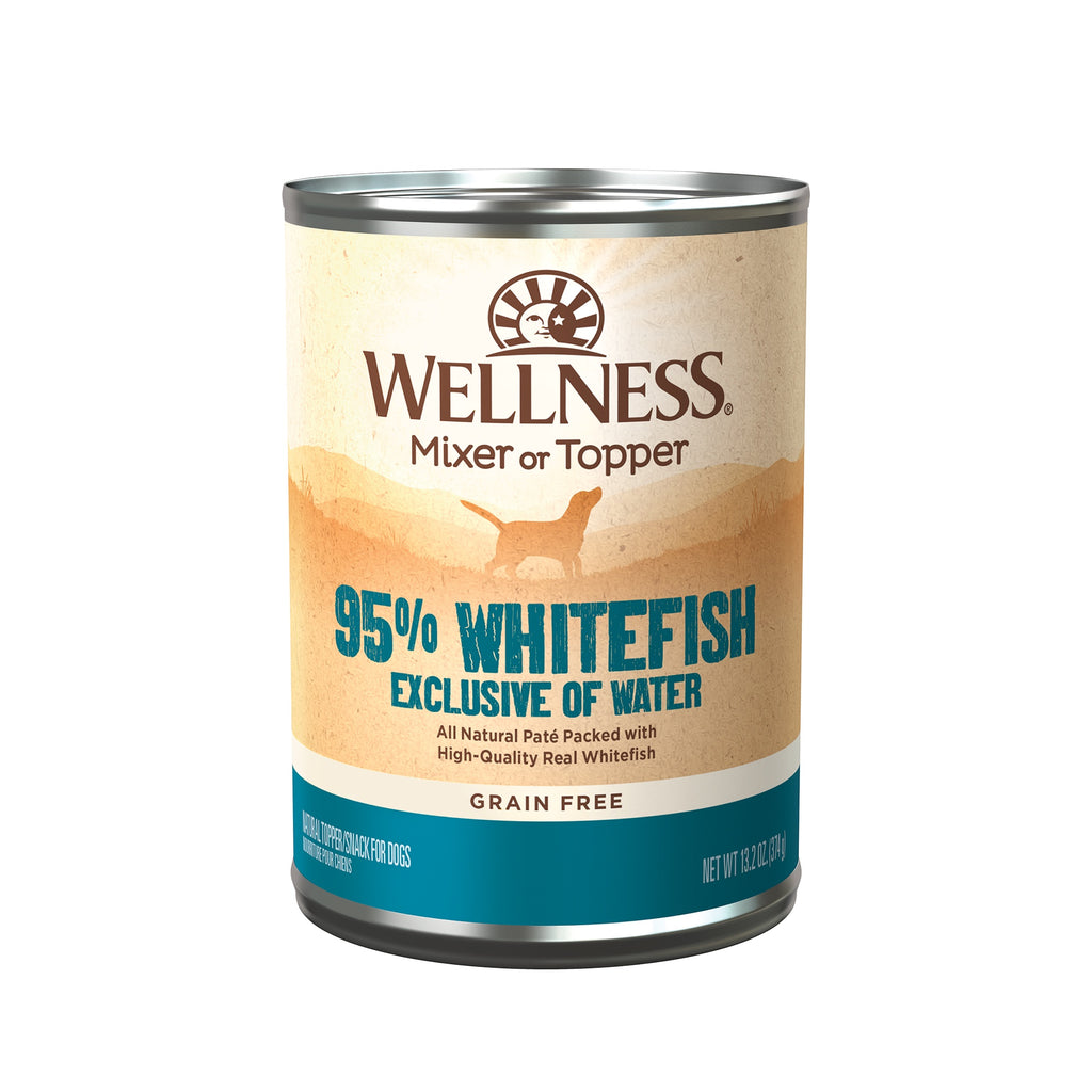 (20% OFF) Wellness 95% Whitefish Recipe Wet Dog Food [Weight: 13.2 oz]
