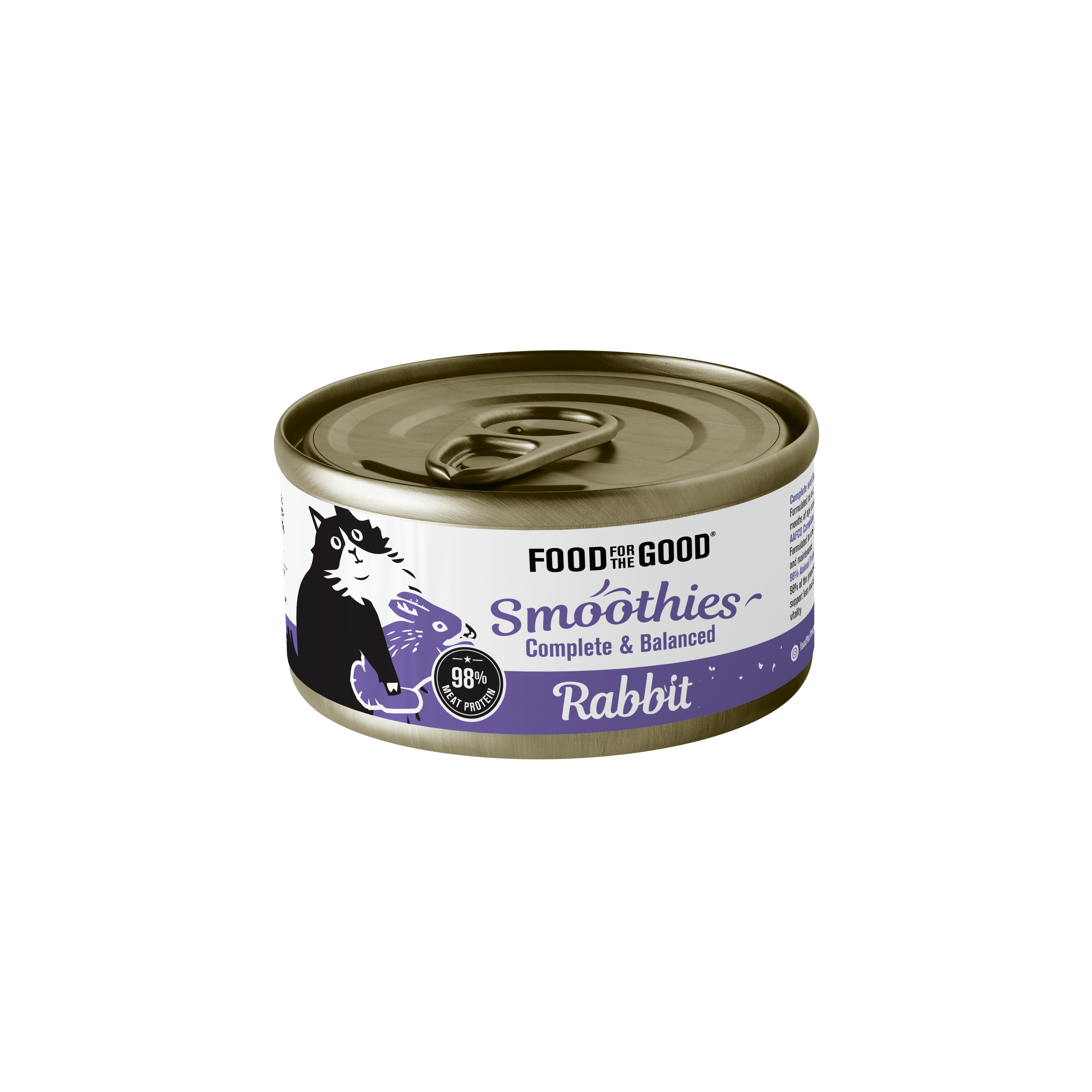Food For The Good Smoothies - Rabbit Cat Can 80g