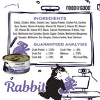 Food For The Good Smoothies - Rabbit Cat Can 80g