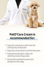 PetO' CERA Ceramide Moisturising Cream 70 ml for Dogs and Cats
