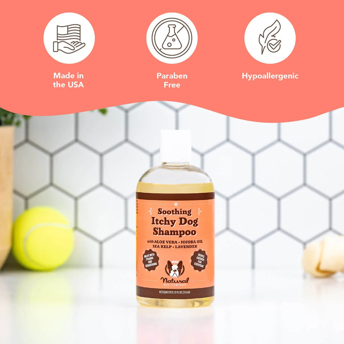 Natural Dog Company Itchy Dog Shampoo 12oz
