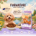 Fur Nature Natural Wholesome Gently Dried Dog Treats - Venison Recipe (200g)