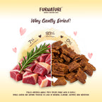 Fur Nature Natural Wholesome Gently Dried Dog Treats - Duck Recipe (200g)