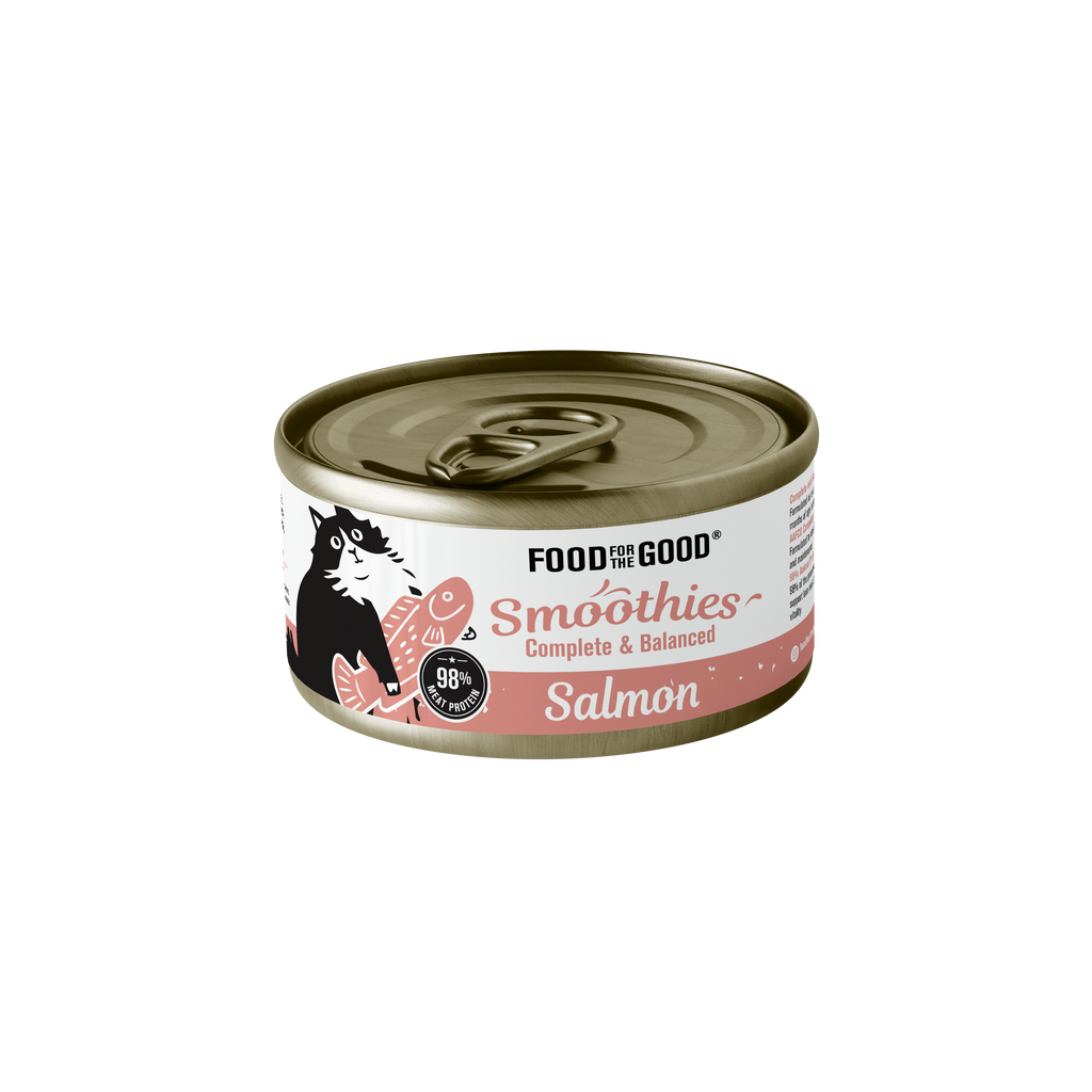 Food For The Good Smoothies - Salmon Cat Can 80g