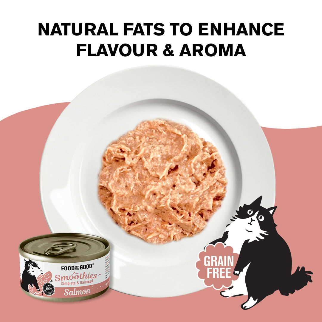 Food For The Good Smoothies - Salmon Cat Can 80g