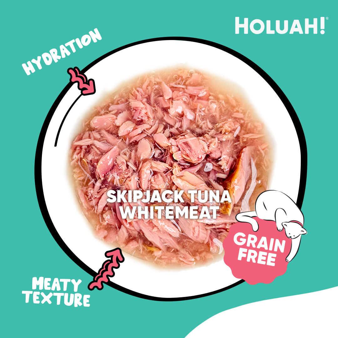 Holuah! Gravy Cat Can - Skipjack Tuna Whitemeat 80g