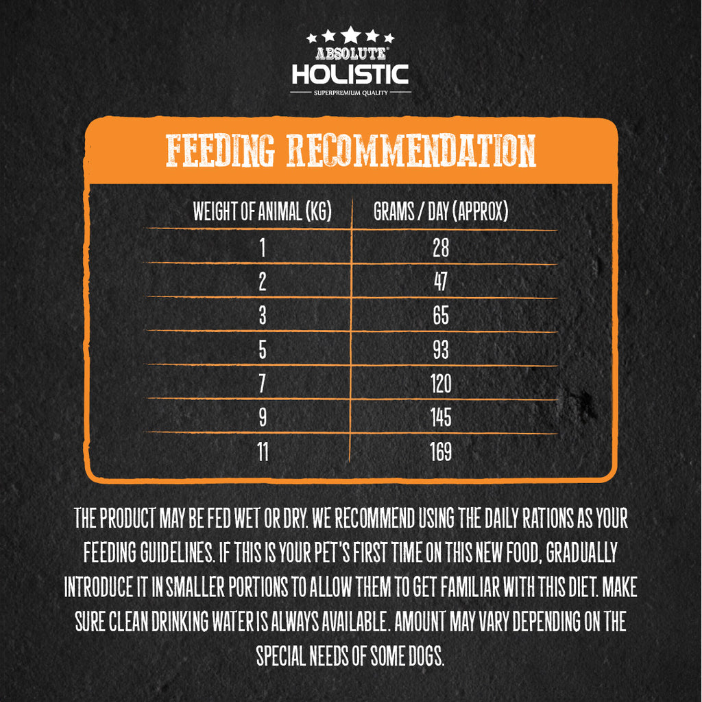 Absolute Holistic Kibbles In The Bag Hypoallergenic Recipe Small Bites Dog Dry Food - Duck & Salmon (2kg/12kg)
