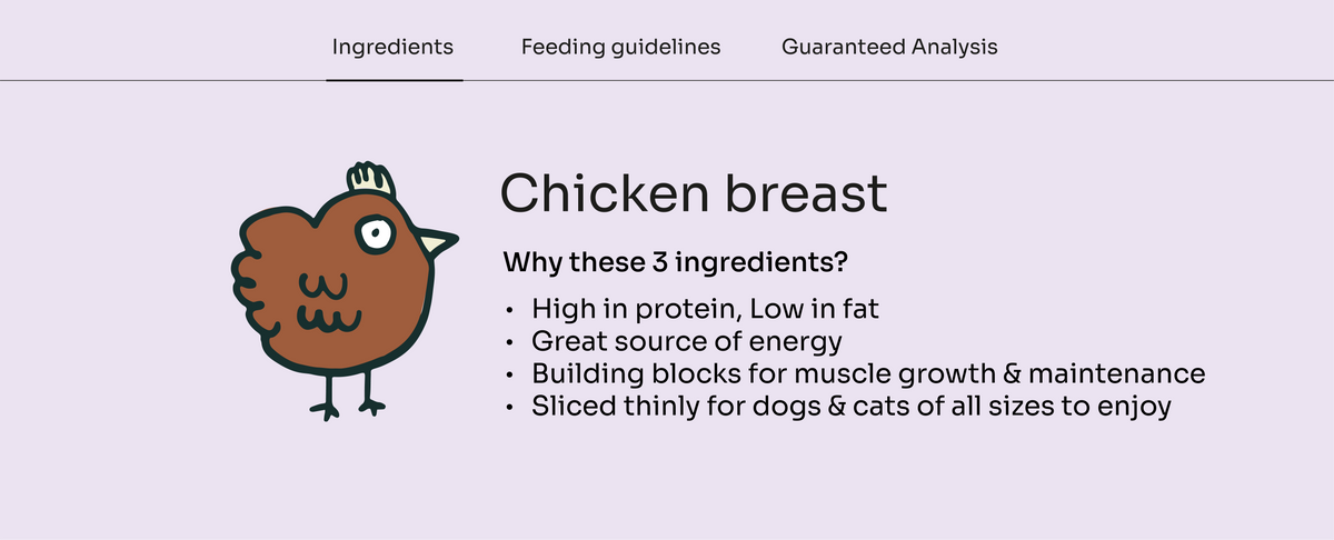 [10% OFF] Notti Chicken Breast Freeze-Dried Fillet 50g Treats For Dogs & Cats