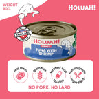 Holuah! Gravy Cat Can - Tuna with Shrimp 80g