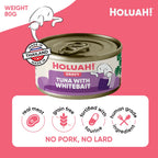 Holuah! Gravy Cat Can - Tuna with Whitebait 80g