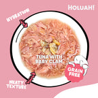 Holuah! Gravy Cat Can - Tuna with Baby Clam 80g