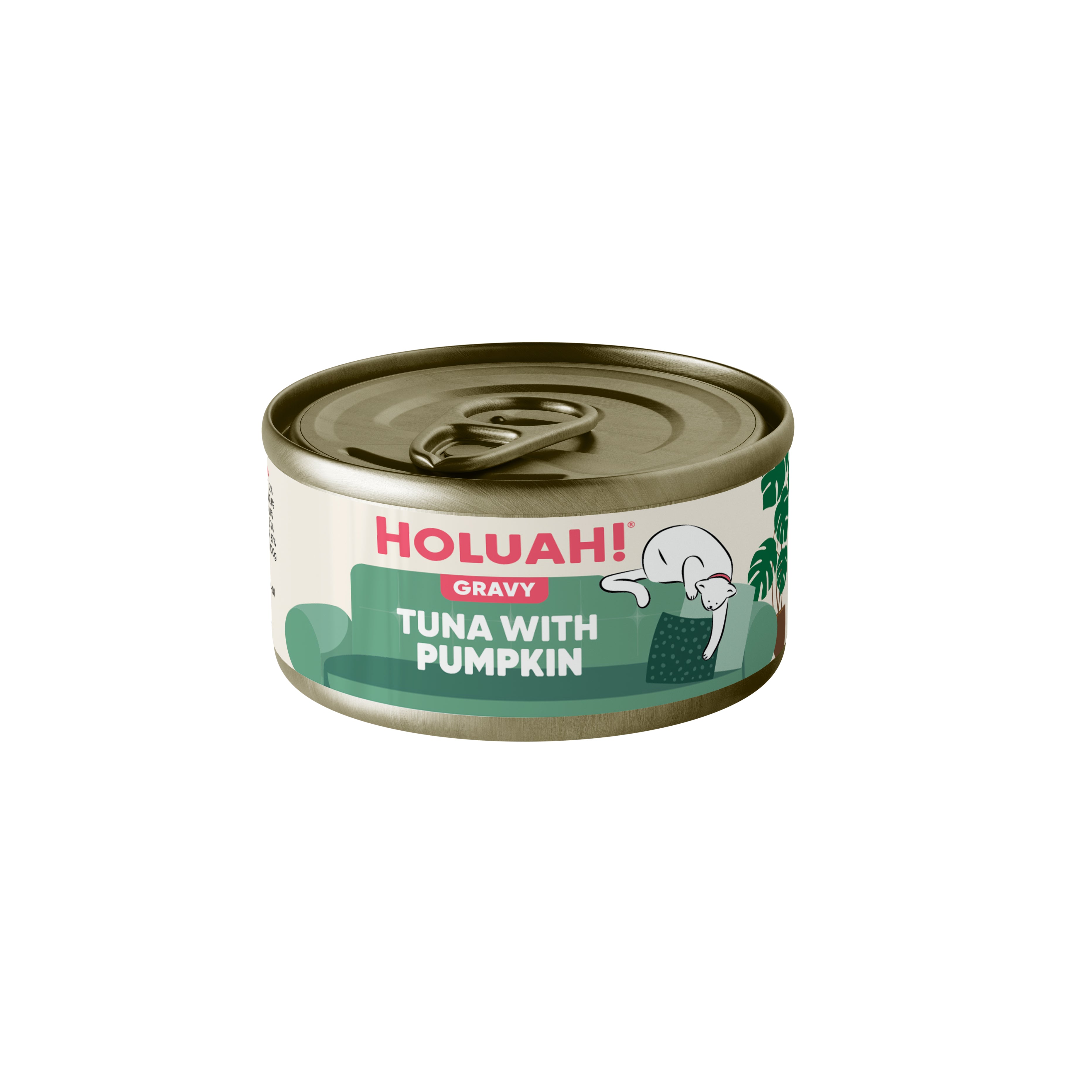 Holuah! Gravy Cat Can - Tuna with Pumpkin 80g