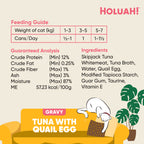Holuah! Gravy Cat Can - Tuna with Quail Egg 80g