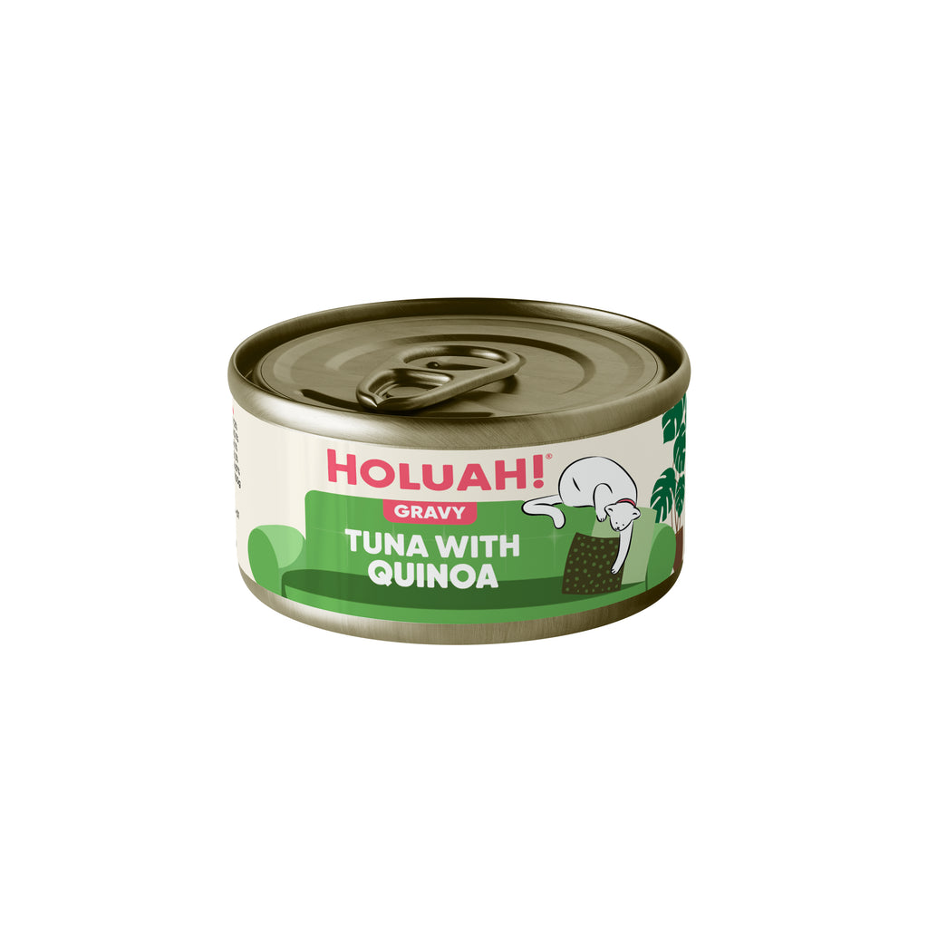 Holuah! Gravy Cat Can - Tuna with Quinoa 80g