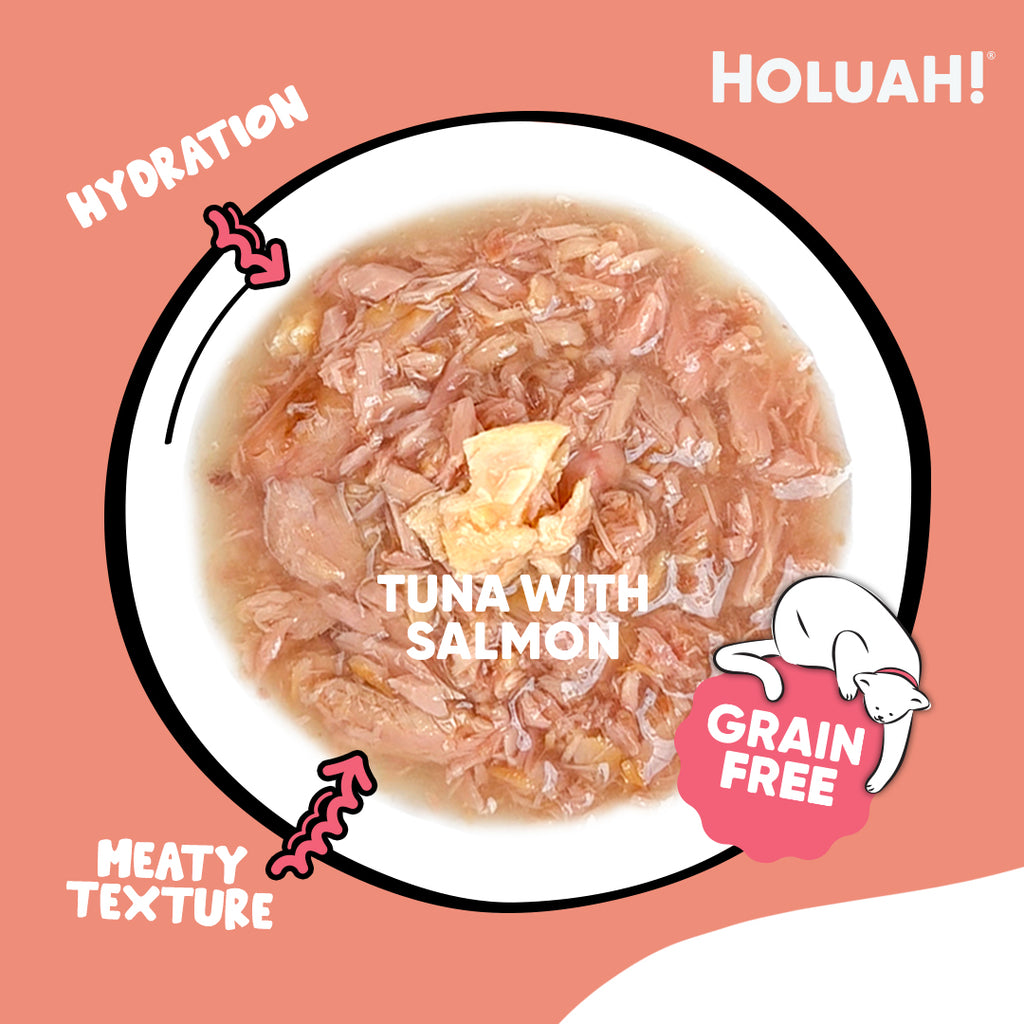 Holuah! Gravy Cat Can - Tuna with Salmon 80g