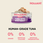 Holuah! Gravy Cat Can - Tuna with Whitebait 80g