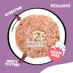 Holuah! Gravy Cat Can - Tuna with Whitebait 80g