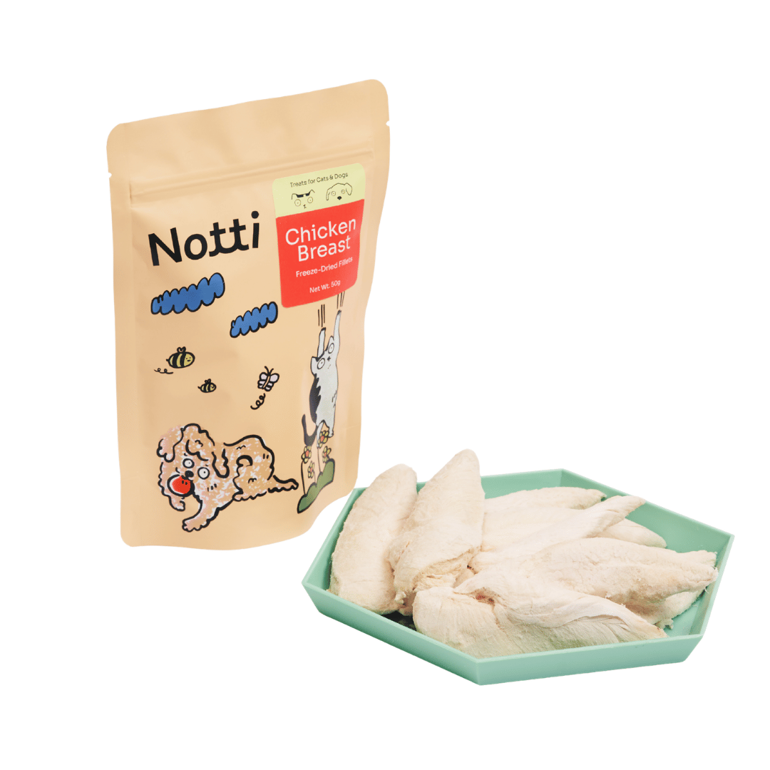 [10% OFF] Notti Chicken Breast Freeze-Dried Fillet 50g Treats For Dogs & Cats