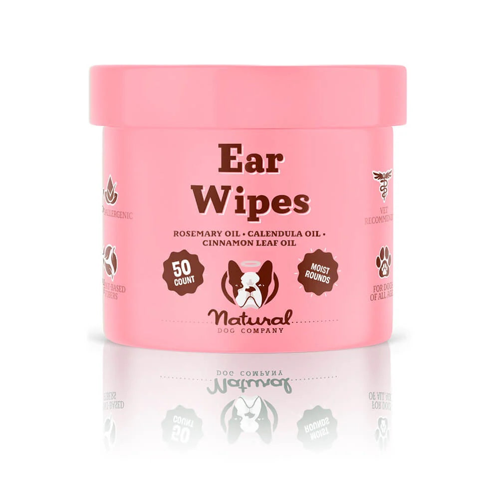 Natural Dog Company Ear Wipes For Dogs (50pcs)
