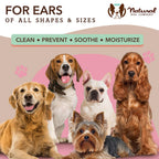 Natural Dog Company Ear Wipes For Dogs (50pcs)