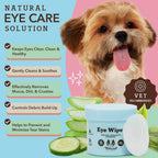 Natural Dog Company Eye Wipes For Dogs (100 wipes)
