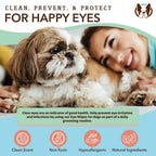 Natural Dog Company Eye Wipes For Dogs (100 wipes)