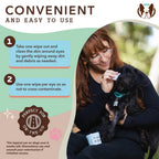 Natural Dog Company Eye Wipes For Dogs (100 wipes)